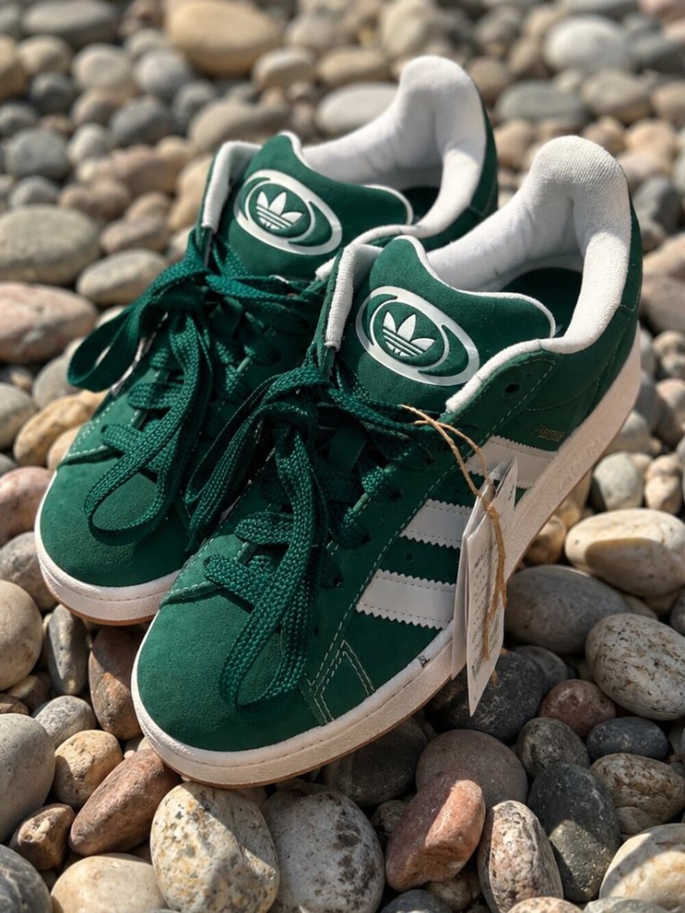NWT adidas Campus 00s Dark Green White Gum Sneakers GS 5 IH7492